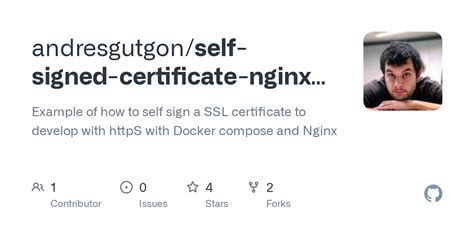 docker run -- rm --name some-nginx -p 443:443 - v $( pwd ) /certs/server. . Nginx docker selfsigned certificate